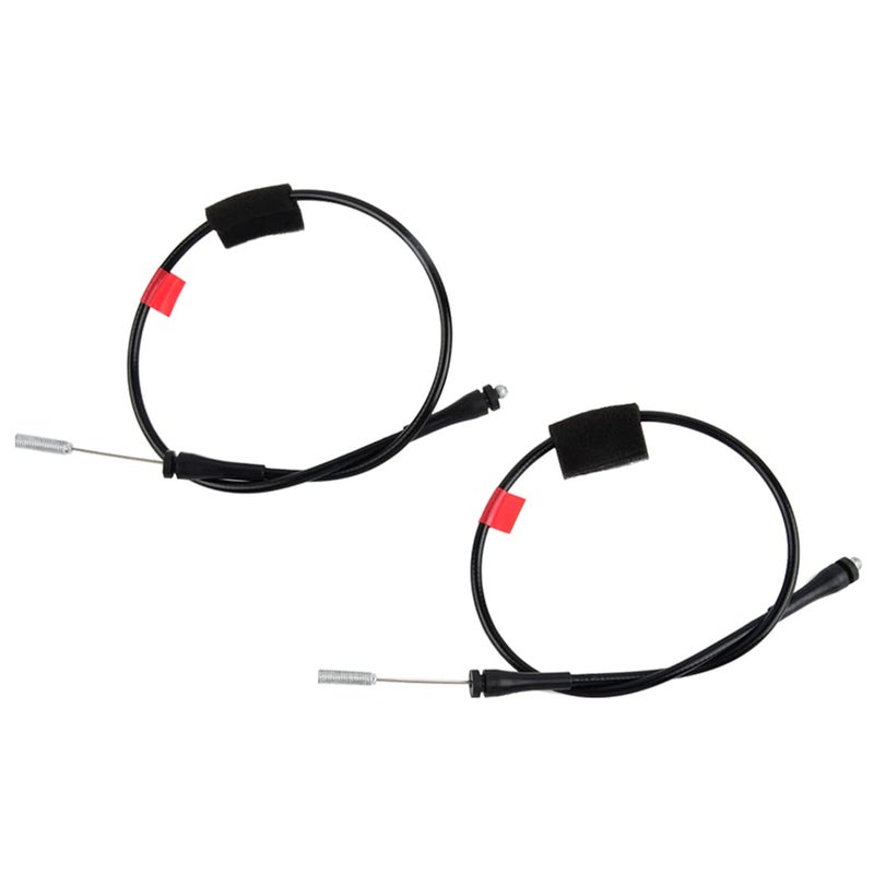 AUTOJARE Rear Left Right Side Door Lower Latch Cables for 1997-2003 F150 2004 F150 Heritage 1997-1999 F250 Replaces# 6L3Z18264A00C 6L3Z18264A01C - Image 1